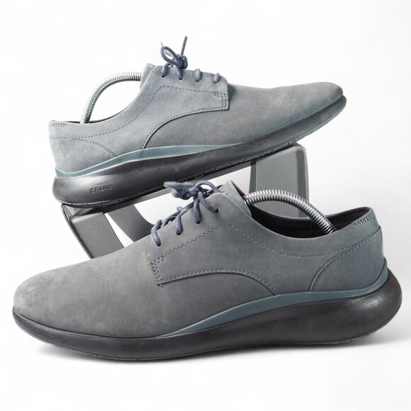 Cole Haan | Shoes | Cole Haan Grand Tour Grey Nubuck Laceup 
